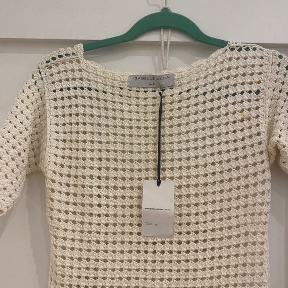 ISABELLE QUINN - SOFIA MINI DRESS (IVORY) - Picture 3 of 7